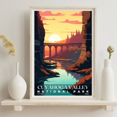 Cuyahoga Valley National Park Poster, Travel Art, Office Poster, Home Decor | S3 - image6